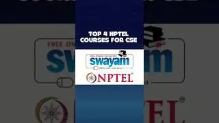 #nptel Топ-4 курсов NPTEL для CSE | NPTEL CSE #nptel | лучшие курсы NPTEL #topnptelcourses
