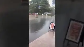 Lightning strike #shortvideos #rollercoaster #amusementpark #weather #rain #fyp #storm #wet #windy