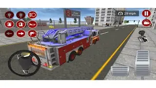 Real Fire Truck Driving Simulator: Fire Fighting - Android Gameplay #1