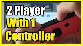 How to Play 2 Players with 1 Joy Con Controller on Nintendo Switch (Fast Tutorial)