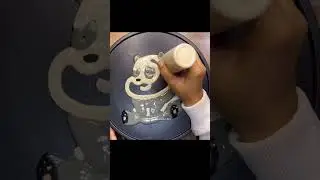 Shorts - Panda We Bare Bears Pancake Art @rainbowpancakeart