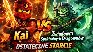 Lego Ninjago: Kai vs Zwiadowca Spektralnych Dragown&oacute;w - Ostateczne starcie ⚔️⚔️⚔️ - stop motion + Ai