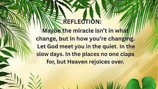 August 25, 2025  A Whisper of Hope