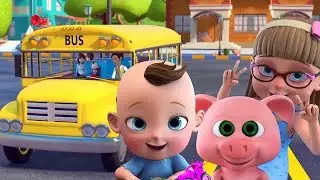 Wheels On The Bus + Old MacDonald Had A Farm   Baby Songs @BabaSharoKidsTV