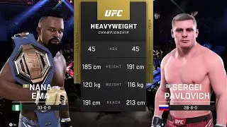 UFC 5 Men | Career Mode Walkthrough G.O.A.T &minus; Ultimate Fighting Championship END | Sergei Pavlovich