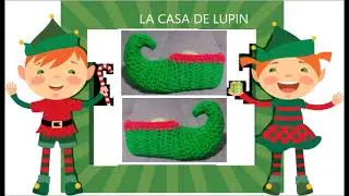 CALCETINES O PANTUFLAS DE DUENDE TEJIDOS A CROCHET