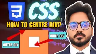 How To Centre A Div? || Centre One Div Inside Another Div Using Flexbox #css #college #coding #css3
