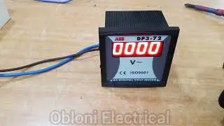 Digital Panel Voltmeter Connection Explained |Step-by-Step Wiring Tutorial|