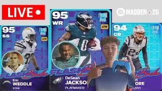 MUT 26: FLASHBACKS ARE BACK + LIVE! HUGE MARKET/TEAM UPDATES + EVENT GRIND H2H vs SWEATS!