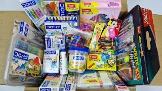 DOMS Stationery Collection & FLAIR Stationery Collection🩵Sharpener, Eraser, Frozen kit, Oil Pastels