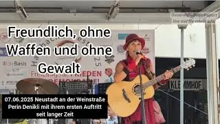 Freundlich, ohne Waffen & ohne Gewalt - Perins erster Auftritt seit langer Zeit