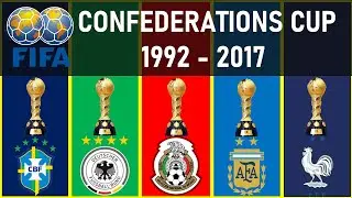 #032 FIFA CONFEDERATIONS CUP &bull; ALL WINNERS 1992 - 2017 &bull; WINNERS LIST