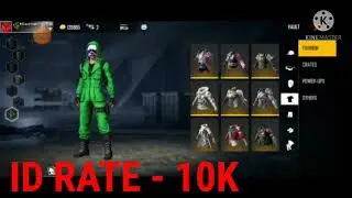 Free Fire Green Top Criminal Id And Account Sales...low price I'd ...only 2k