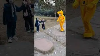 🧸 Teddy bhaga&hellip; phir thak gaya 😂 | Kids Funny Reaction #teddyvideo #shorts #short #funnyshorts #funny