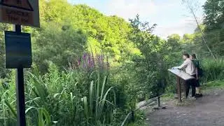 HERMITAGE OF BRAID AND BLACKFORD HILL LOCAL NATURE RESERVE PARK IN EDINBURGH CITY