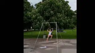 Julia Wahl: Outdoor Aerial Hoop Show