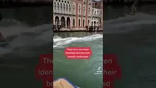 Surfers spark outrage after speeding down Venice canal