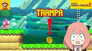 Obligado tomar esa moneda pero... ES TROLL​ | MODO NORMAL SIN SKIP - SUPER MARIO MAKER 2