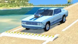 Best of Spike Strip High Speed Crashes #2 – BeamNG Drive