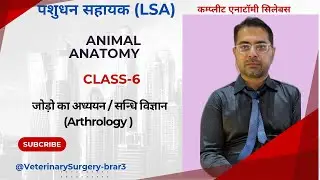 Animal anatomy class - 6 #veterinary anatomy #lsaclass #lsa #lsi #lsacoaching #जोड़ो का अध्ययन #vet