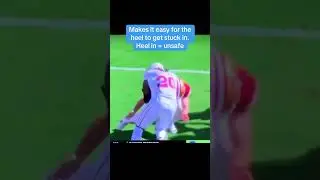 Heel in tackle is WOATA, heel away is GOATA #goata #mobility #nfl
