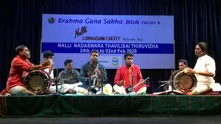 Nadhaswara Thavilisai Festival 2020 @ Brahma Gana Sabha&mdash; 27 Jan 18.30 &mdash; #3/11