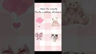 How to create custom stickers from Pinterest😻 #ytshort  #pinterest #aesthetic #fyp #explore #viral