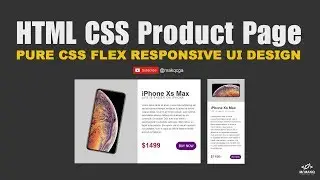 Responsive Product Page UI Design | HTML CSS Responsive Design Tutorial - Code Injector