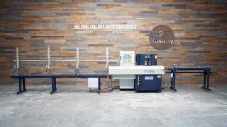 2011 AlfaMacchine T300 Automatica Automatic Vertical Miter Saw Cutting Process Machine