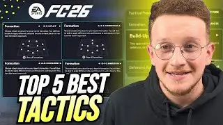 Top 5 Best Tactics & Formations POST PATCH In EA FC 26!