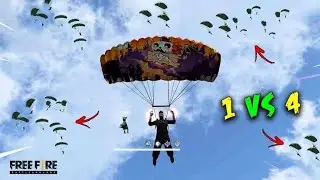 😱 SOLO VS SQUAD FREE FIRE GAMEPLAY 🔥[MOBILE 📱] 