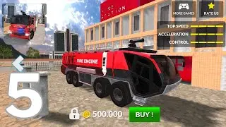Fire Truck Simulator &ndash; Emergency Response to Petrol Station Fire