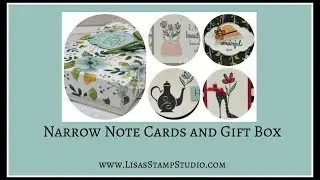 Narrow Note Cards & Gift Box