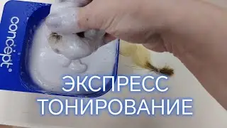 Экспресс тонирование для обесцвеченные волос. 