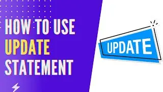 SQL UPDATE STATEMENT #ORACLE