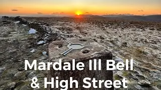 Mardale Ill Bell & High Street #wainwrights #drone #dji #sunset #hiking