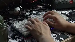 Keyboard Sound Test/ASMR - KBD75v2 with Novelkeys Cream
