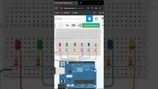 Color LED Flashing DJ 🎧👨&zwj;🎤🎶 #shorts #electricedison #tinkercad #arduino #arduinoproject