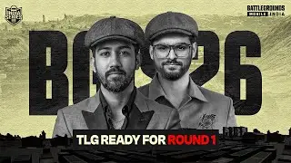 TEAM TLG READY FOR ROUND 1 | CONQUEROR DONE NOW TOP 10 | BGMI LIVE STREAM