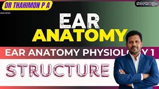 Ear Anatomy Malayalam Structure of Ear Malayalam Ear functions Inner Middle Outer Ear