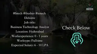 Business Technology Analyst (Deloitte)