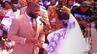 Mercy Chinwo & husband exchange marital vows at White Wedding💕💍Lovely