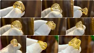 Latest Gold Women's Ring Designs | Hallmark Gold Ring Design  #PSRGOLD