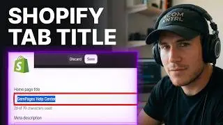 How to Change Home Page Browser Tab Title in Shopify | SEO Title Setup