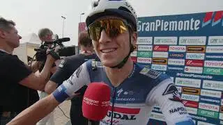 Andrea Bagioli - Interview at the start - Gran Piemonte 2023