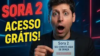 Como Usar o Sora 2 de Gra&ccedil;a (Convites + C&oacute;digo Exclusivo)