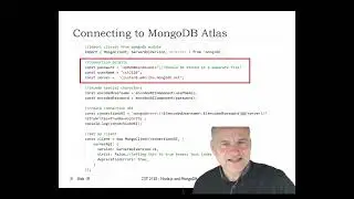 CST 2120 &ndash; Week 10 | Video 27: Node.js and MongoDB - David Gamez
