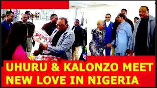 UHURU KENYATTA HOLDING KALONZO MUSYOKA'S HAND IN NIGERIA MEETS REAL LOVE NEVER SEEN IN KENYA, WATCH