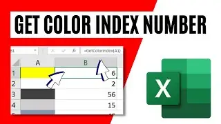 Как получить цветовой индекс в Excel