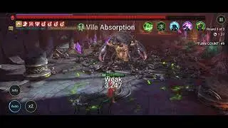 Raid:Shadow Legends- Hard Doom Tower Scarab King floor 100, Tomb Lord solo full auto